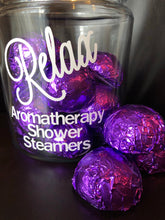 Load image into Gallery viewer, Relax Aromatherapy Shower Steamer