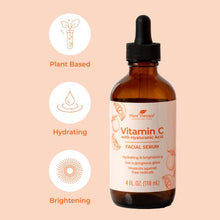 Load image into Gallery viewer, Vitamin C with Hyaluronic Acid Facial Serum 4oz