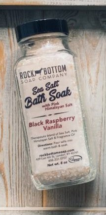 Sea Salt Bath Soak - Black Raspberry Vanilla