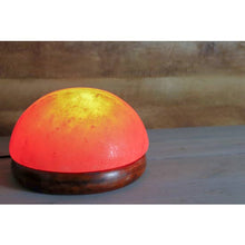 Load image into Gallery viewer, Himalayan Salt 11&quot; Foot Detox Dome Lamp with 40 Watt Bulb
