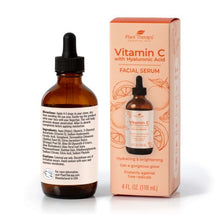 Load image into Gallery viewer, Vitamin C  with Hyaluronic Acid Facial Serum 4oz
